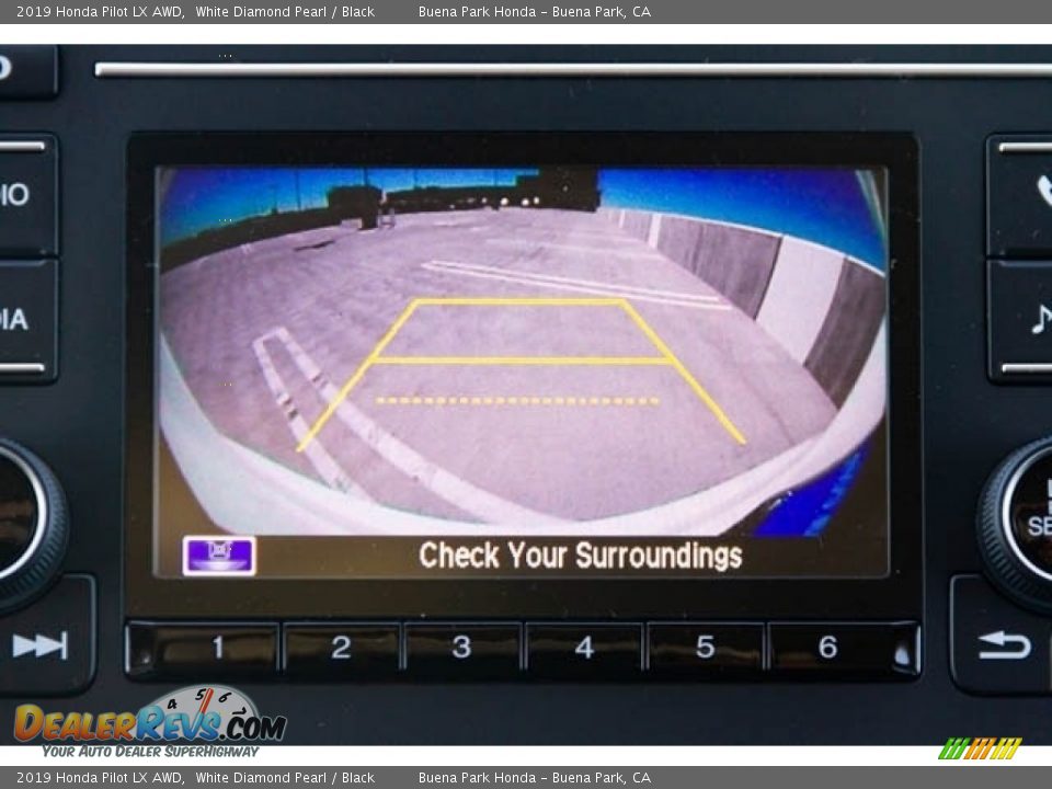 2019 Honda Pilot LX AWD White Diamond Pearl / Black Photo #10
