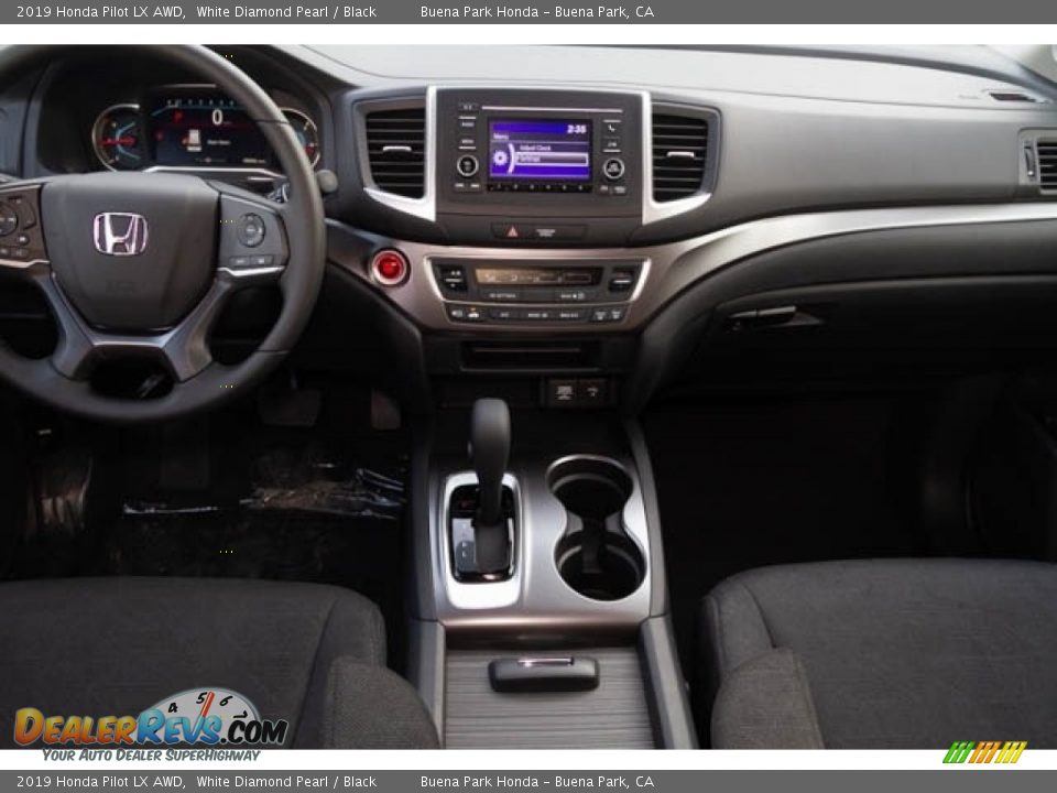 2019 Honda Pilot LX AWD White Diamond Pearl / Black Photo #18