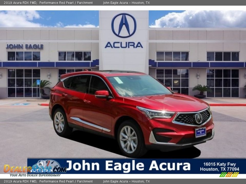2019 Acura RDX FWD Performance Red Pearl / Parchment Photo #1