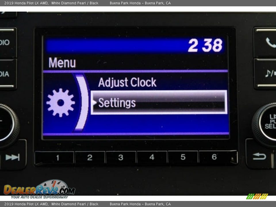 2019 Honda Pilot LX AWD White Diamond Pearl / Black Photo #34