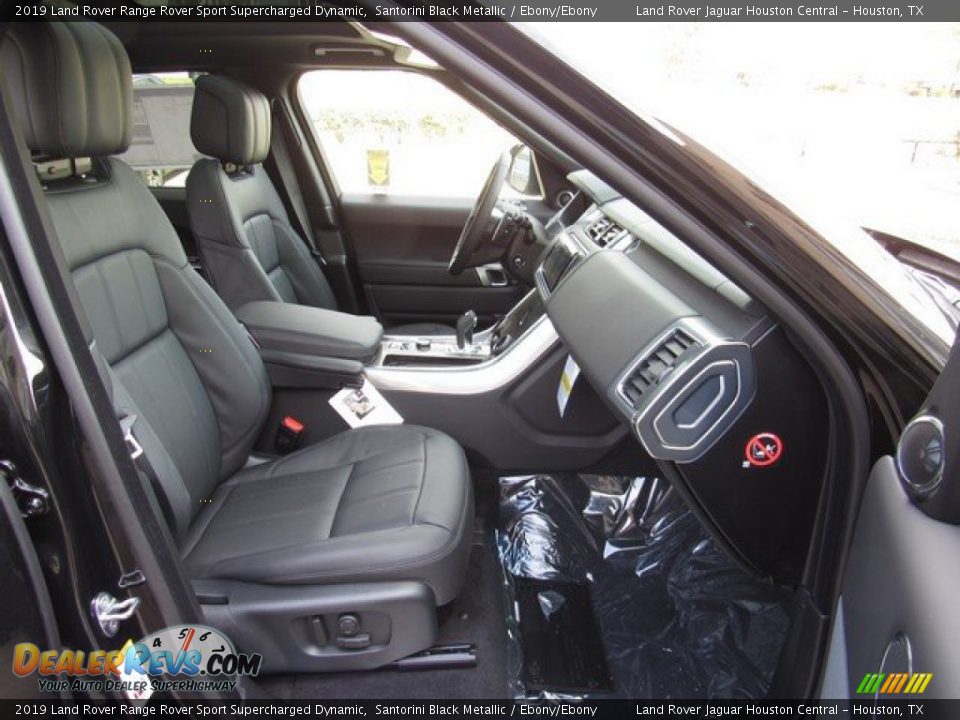 2019 Land Rover Range Rover Sport Supercharged Dynamic Santorini Black Metallic / Ebony/Ebony Photo #3