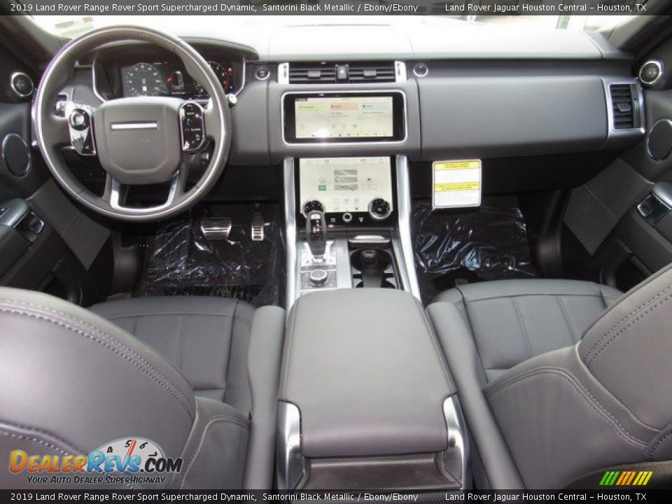 2019 Land Rover Range Rover Sport Supercharged Dynamic Santorini Black Metallic / Ebony/Ebony Photo #4