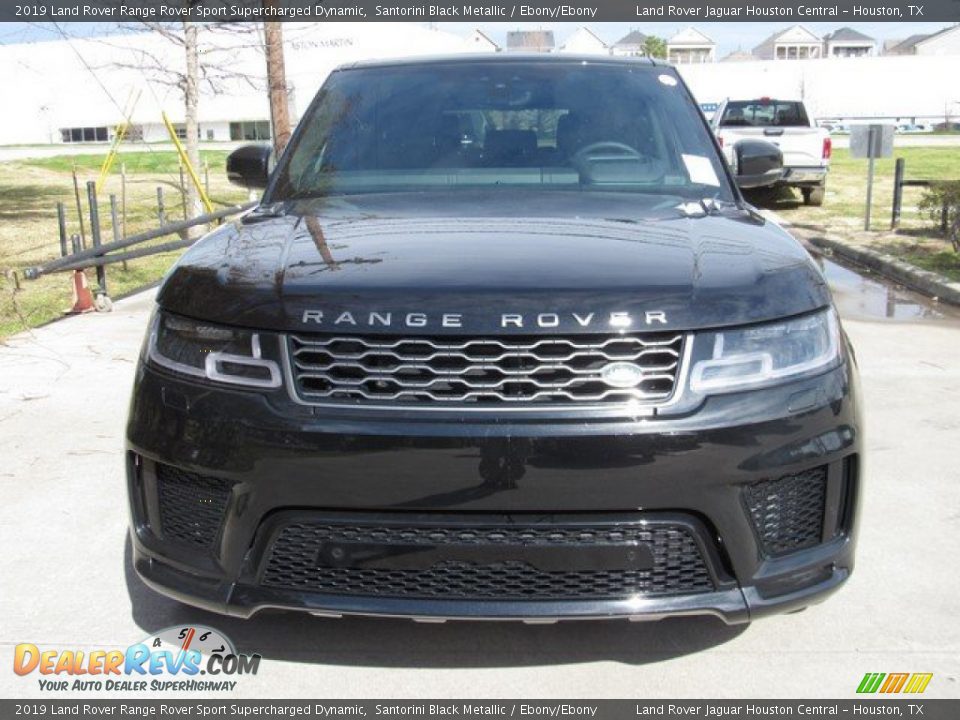 2019 Land Rover Range Rover Sport Supercharged Dynamic Santorini Black Metallic / Ebony/Ebony Photo #11
