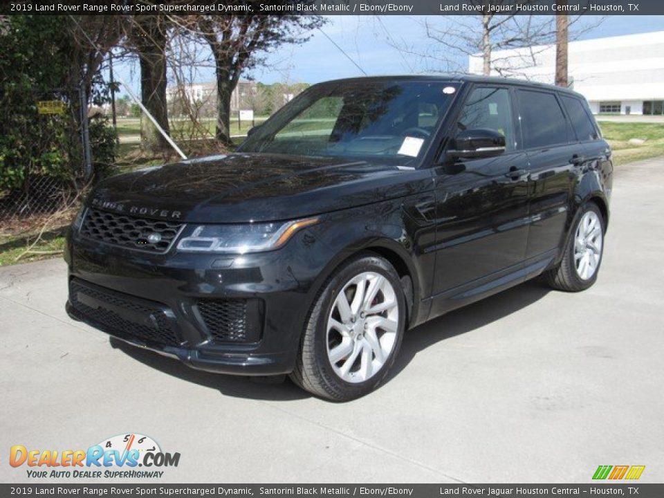 2019 Land Rover Range Rover Sport Supercharged Dynamic Santorini Black Metallic / Ebony/Ebony Photo #12
