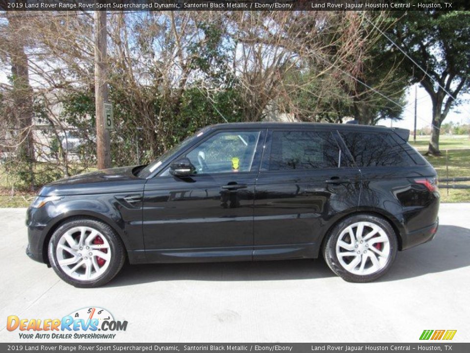 2019 Land Rover Range Rover Sport Supercharged Dynamic Santorini Black Metallic / Ebony/Ebony Photo #13
