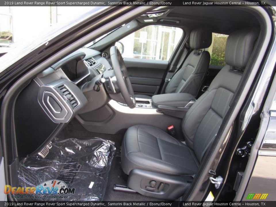 2019 Land Rover Range Rover Sport Supercharged Dynamic Santorini Black Metallic / Ebony/Ebony Photo #14