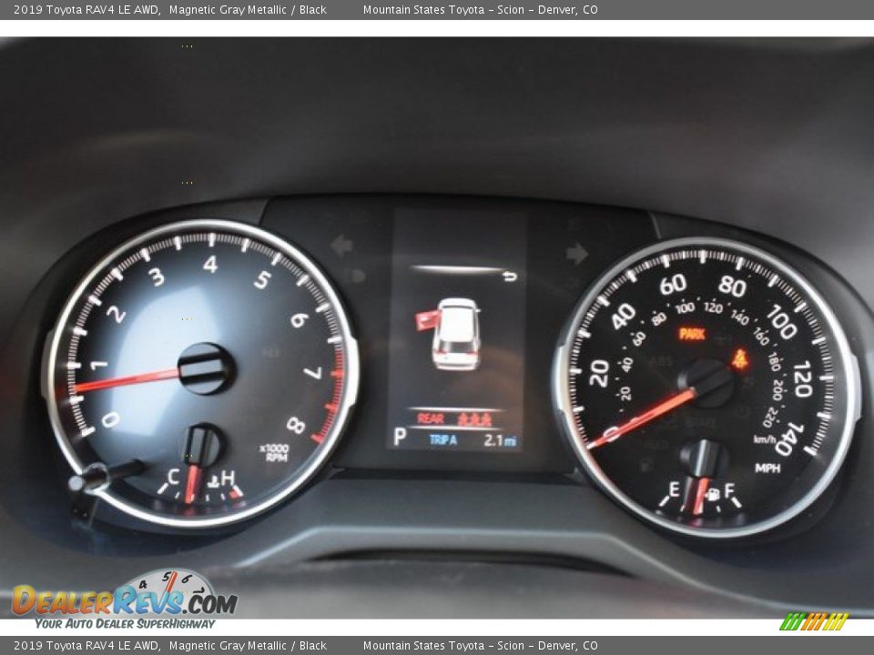 2019 Toyota RAV4 LE AWD Magnetic Gray Metallic / Black Photo #27