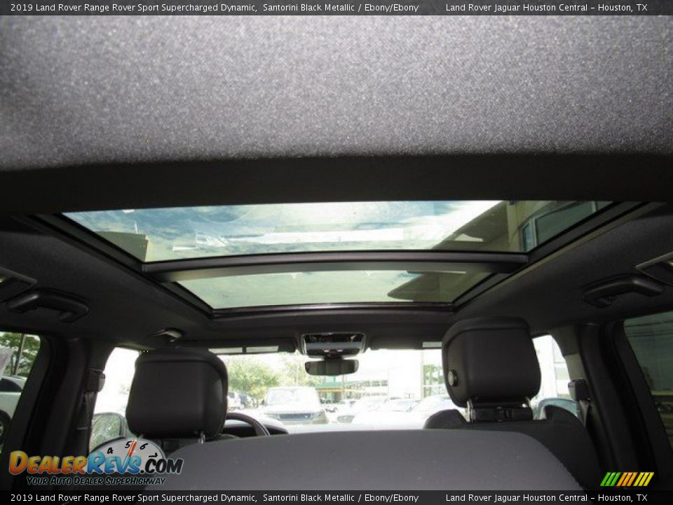 2019 Land Rover Range Rover Sport Supercharged Dynamic Santorini Black Metallic / Ebony/Ebony Photo #19