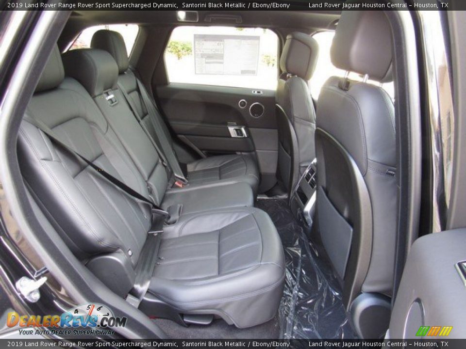 2019 Land Rover Range Rover Sport Supercharged Dynamic Santorini Black Metallic / Ebony/Ebony Photo #20