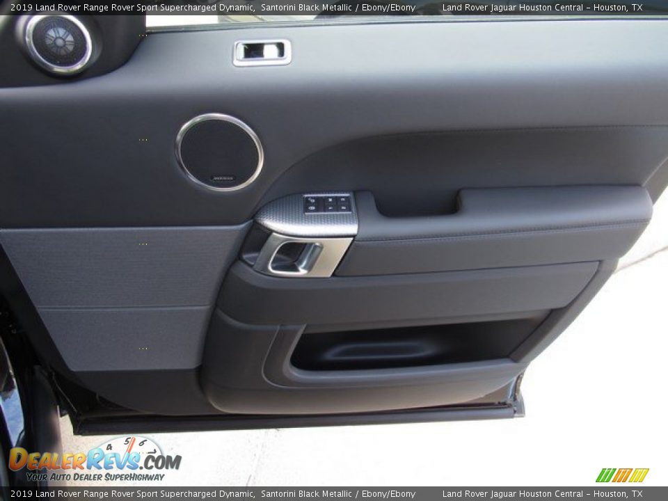 2019 Land Rover Range Rover Sport Supercharged Dynamic Santorini Black Metallic / Ebony/Ebony Photo #21