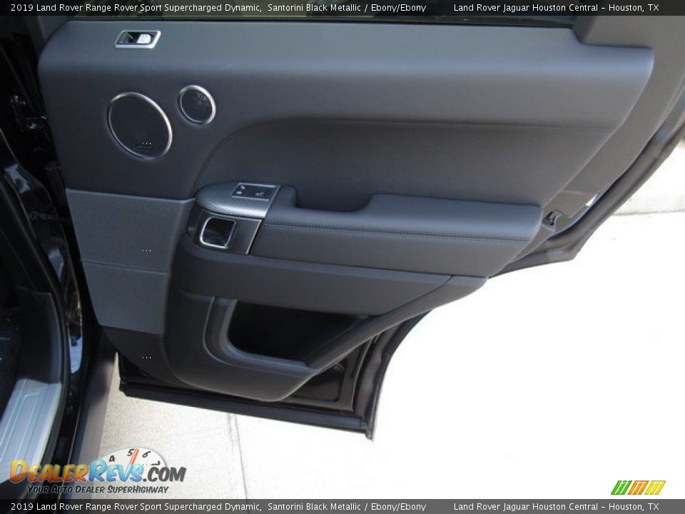 2019 Land Rover Range Rover Sport Supercharged Dynamic Santorini Black Metallic / Ebony/Ebony Photo #22