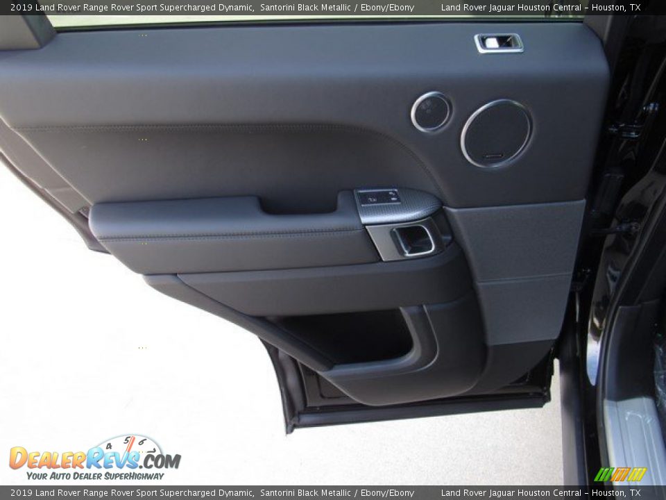 2019 Land Rover Range Rover Sport Supercharged Dynamic Santorini Black Metallic / Ebony/Ebony Photo #23