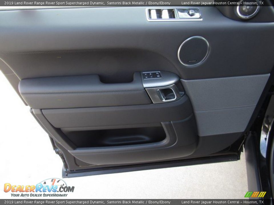 2019 Land Rover Range Rover Sport Supercharged Dynamic Santorini Black Metallic / Ebony/Ebony Photo #24