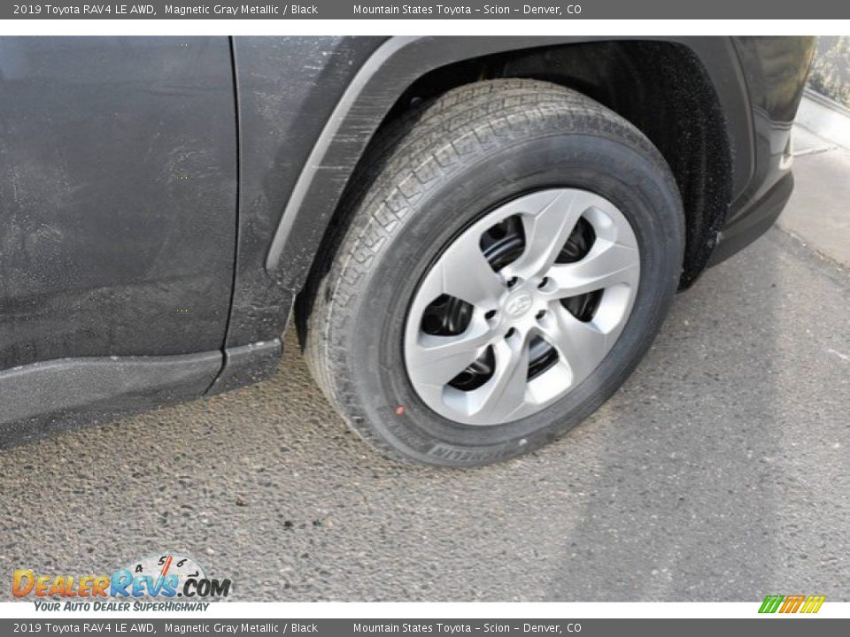 2019 Toyota RAV4 LE AWD Magnetic Gray Metallic / Black Photo #35