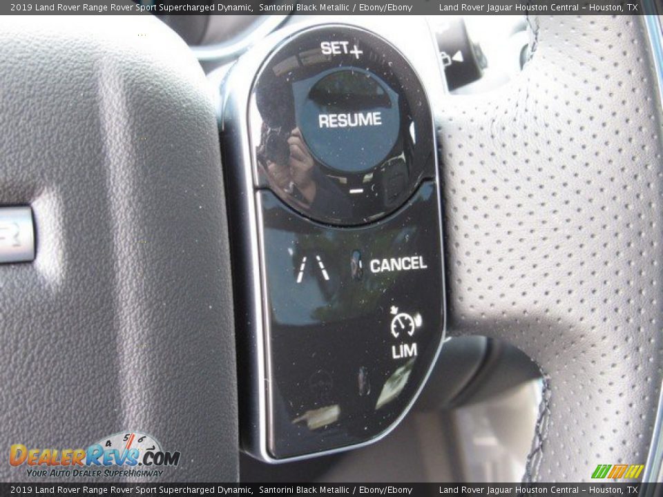 2019 Land Rover Range Rover Sport Supercharged Dynamic Santorini Black Metallic / Ebony/Ebony Photo #29