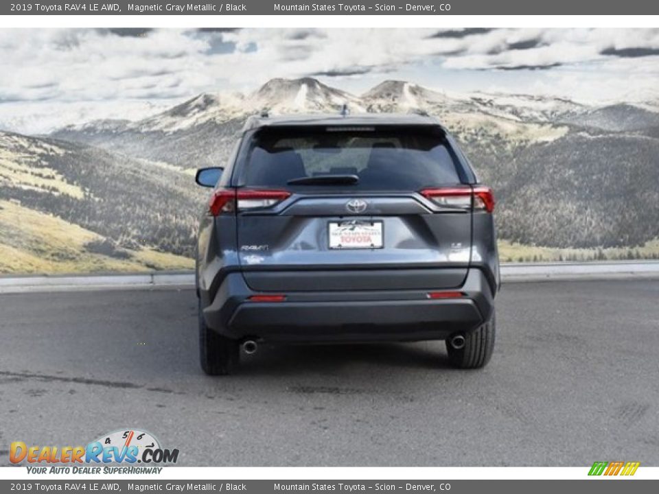 2019 Toyota RAV4 LE AWD Magnetic Gray Metallic / Black Photo #4