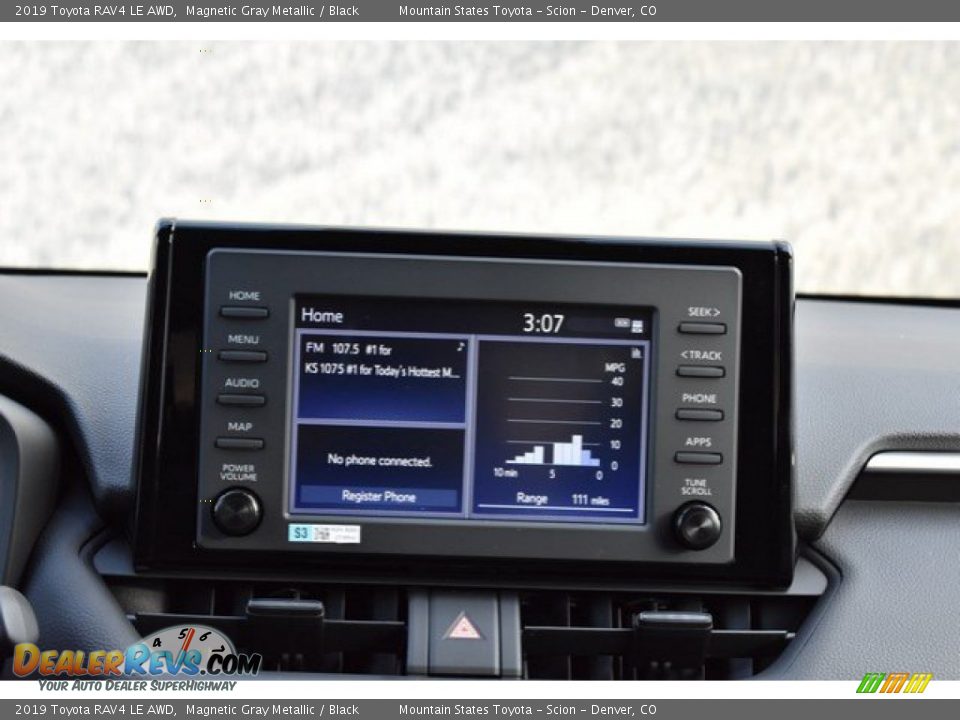 2019 Toyota RAV4 LE AWD Magnetic Gray Metallic / Black Photo #9