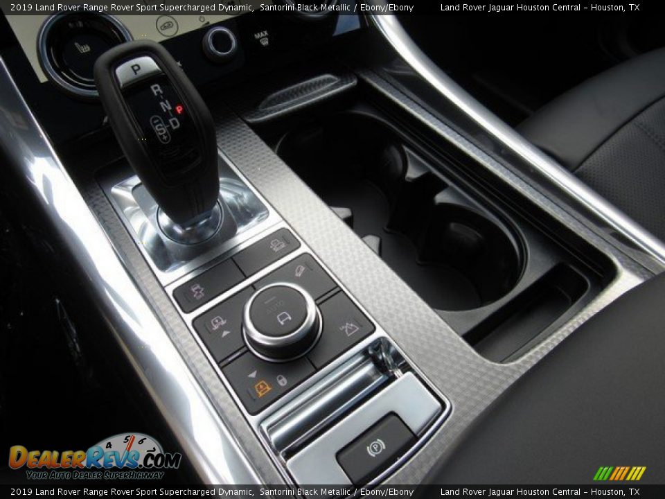 2019 Land Rover Range Rover Sport Supercharged Dynamic Santorini Black Metallic / Ebony/Ebony Photo #36