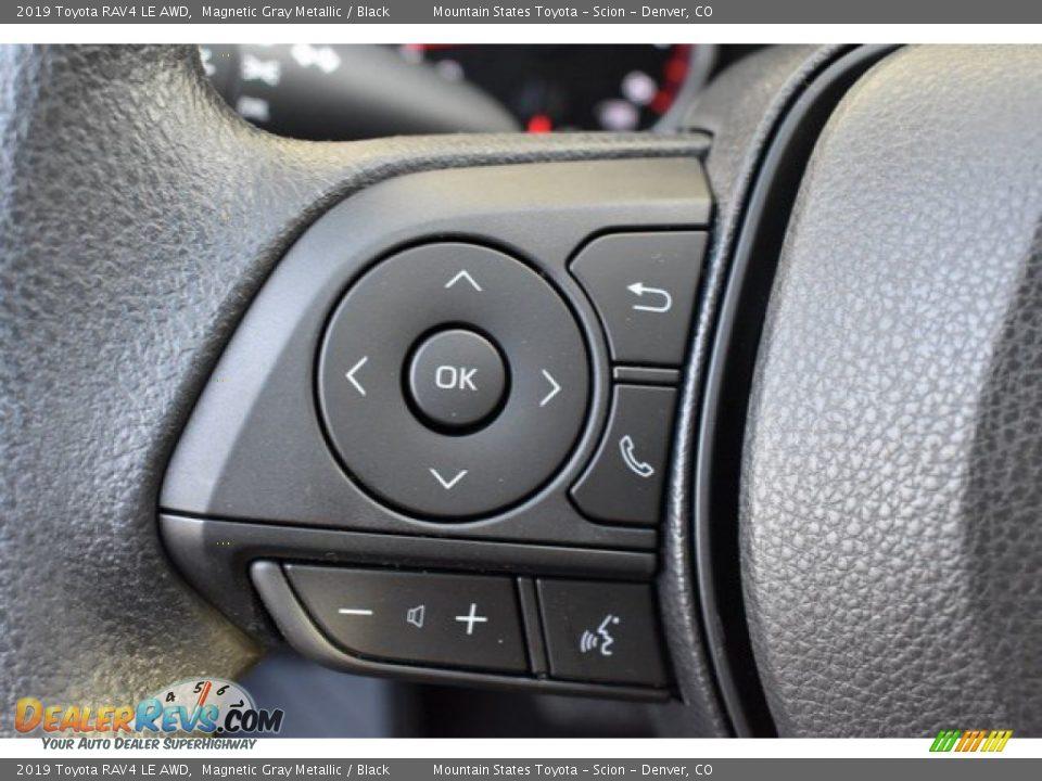2019 Toyota RAV4 LE AWD Magnetic Gray Metallic / Black Photo #25