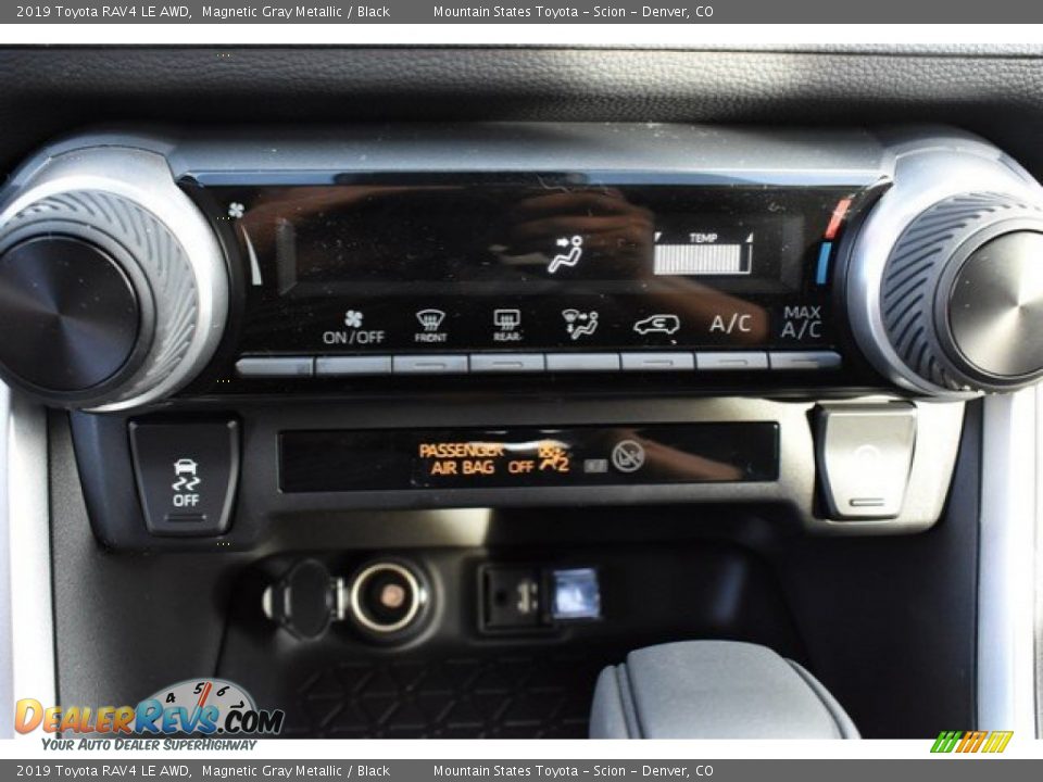2019 Toyota RAV4 LE AWD Magnetic Gray Metallic / Black Photo #28