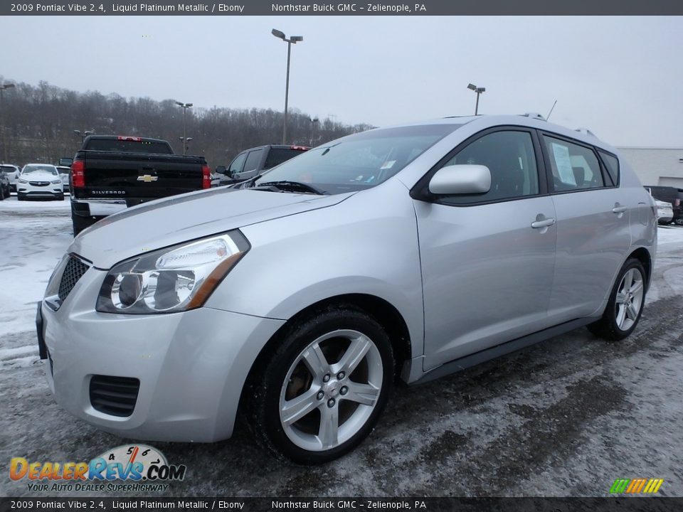 2009 Pontiac Vibe 2.4 Liquid Platinum Metallic / Ebony Photo #1