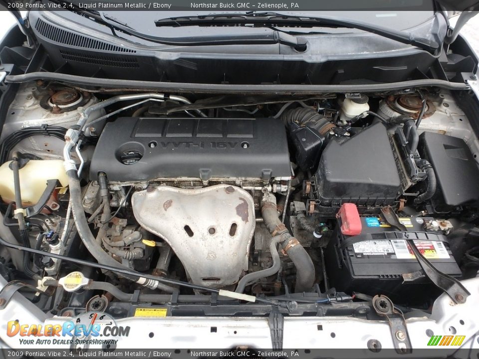 2009 Pontiac Vibe 2.4 Liquid Platinum Metallic / Ebony Photo #2