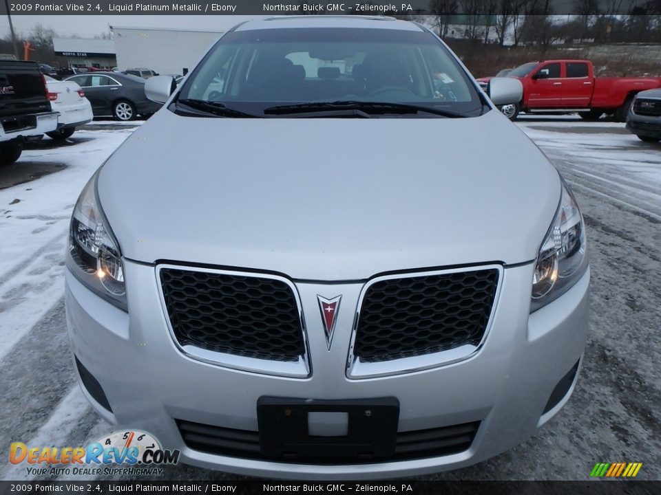 2009 Pontiac Vibe 2.4 Liquid Platinum Metallic / Ebony Photo #3