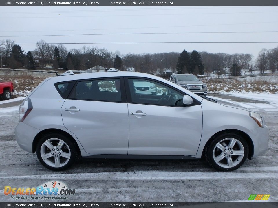2009 Pontiac Vibe 2.4 Liquid Platinum Metallic / Ebony Photo #5