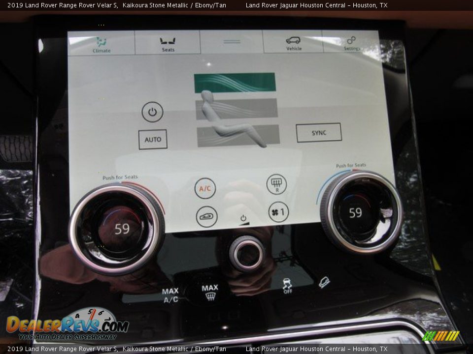 2019 Land Rover Range Rover Velar S Kaikoura Stone Metallic / Ebony/Tan Photo #33