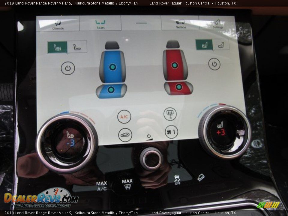 2019 Land Rover Range Rover Velar S Kaikoura Stone Metallic / Ebony/Tan Photo #34