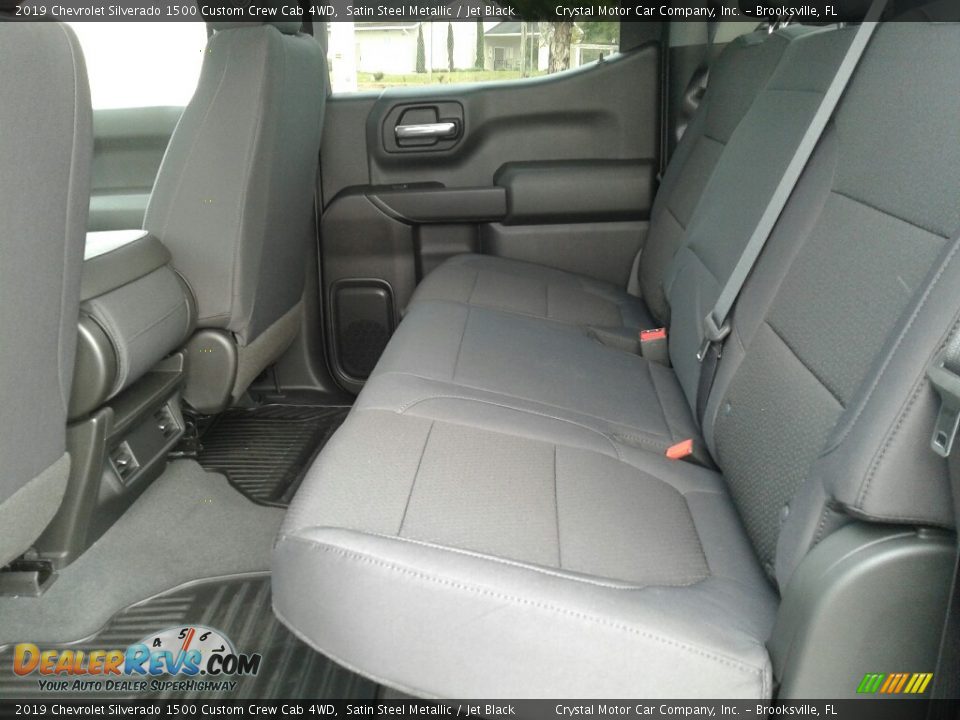 Rear Seat of 2019 Chevrolet Silverado 1500 Custom Crew Cab 4WD Photo #10