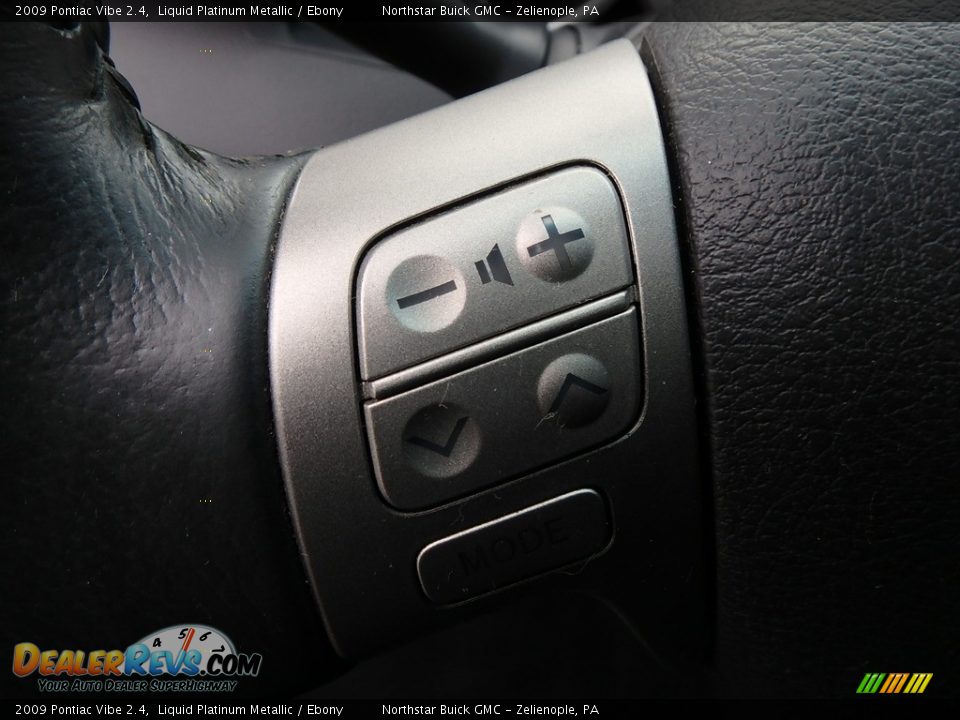 2009 Pontiac Vibe 2.4 Liquid Platinum Metallic / Ebony Photo #23