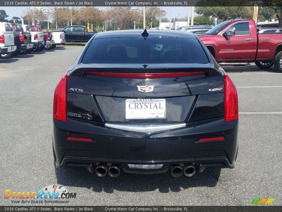 2016 Cadillac ATS V Sedan Black Raven / Jet Black Photo #4