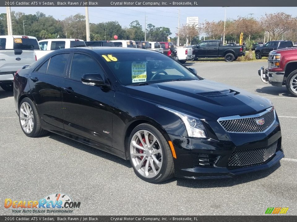 2016 Cadillac ATS V Sedan Black Raven / Jet Black Photo #7
