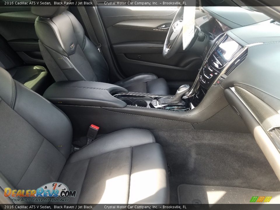 2016 Cadillac ATS V Sedan Black Raven / Jet Black Photo #12