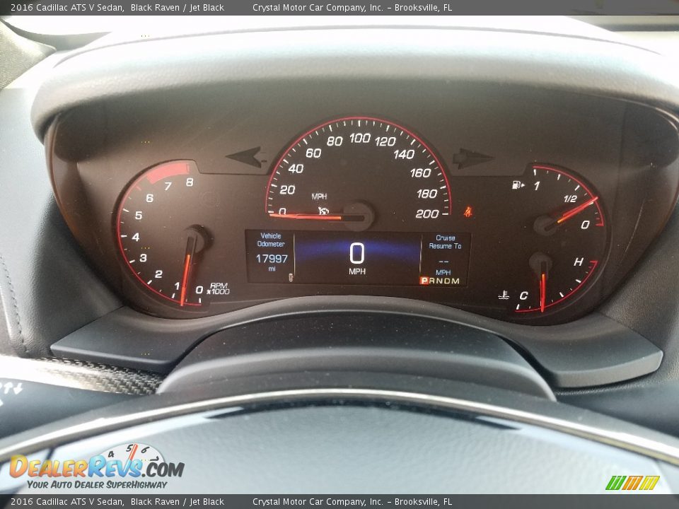 2016 Cadillac ATS V Sedan Black Raven / Jet Black Photo #14
