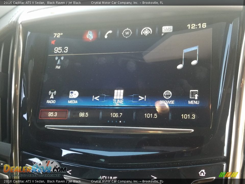 2016 Cadillac ATS V Sedan Black Raven / Jet Black Photo #15