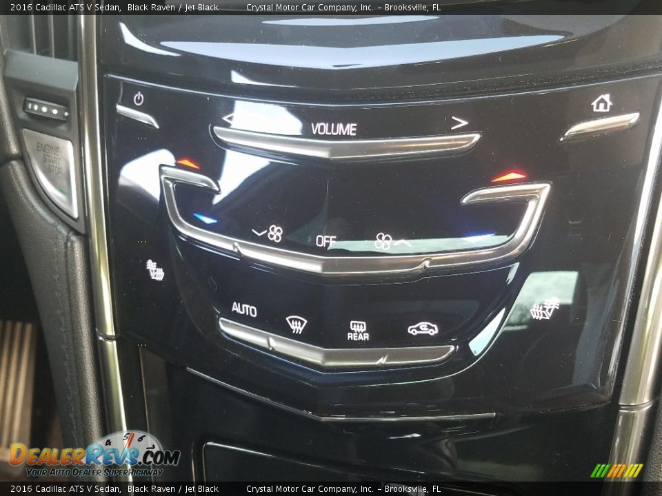 2016 Cadillac ATS V Sedan Black Raven / Jet Black Photo #16