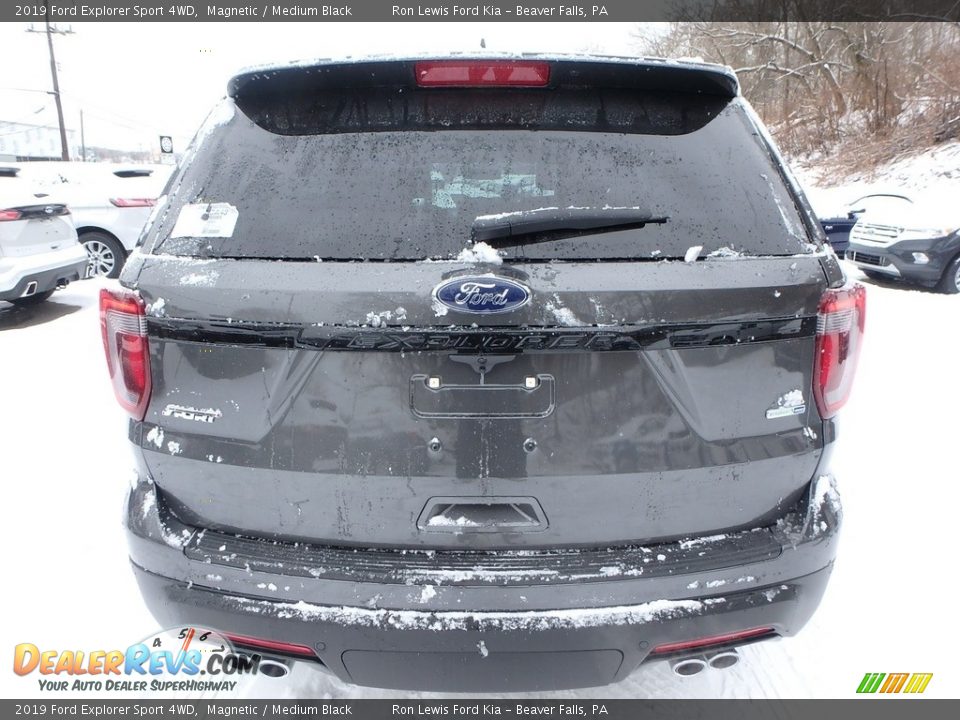 2019 Ford Explorer Sport 4WD Magnetic / Medium Black Photo #3