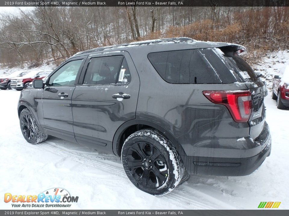 2019 Ford Explorer Sport 4WD Magnetic / Medium Black Photo #5