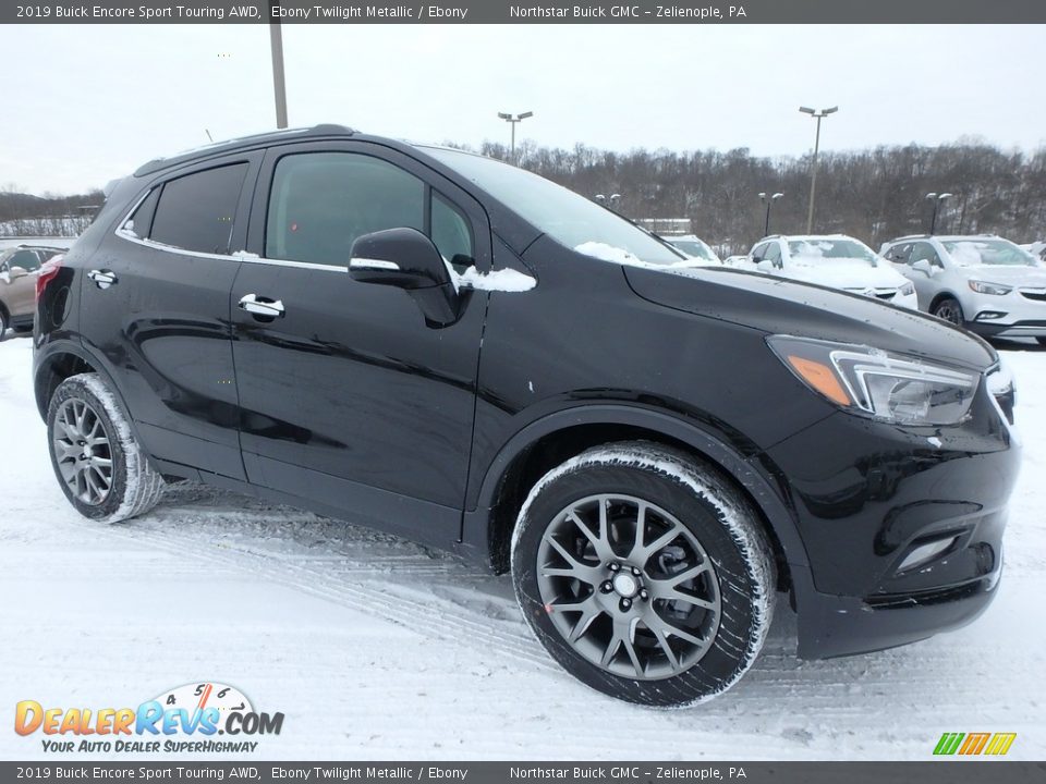 2019 Buick Encore Sport Touring AWD Ebony Twilight Metallic / Ebony Photo #3