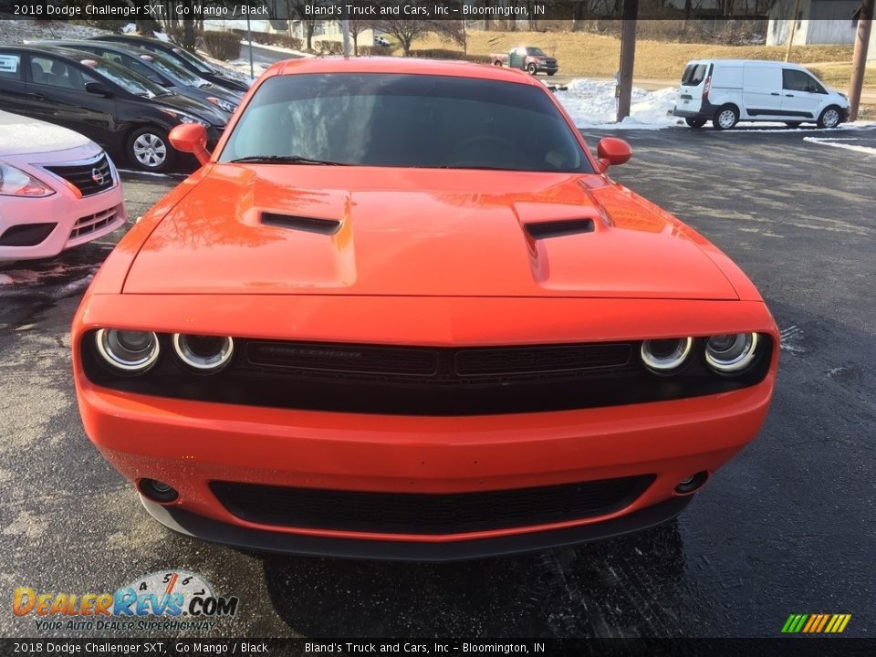 2018 Dodge Challenger SXT Go Mango / Black Photo #2