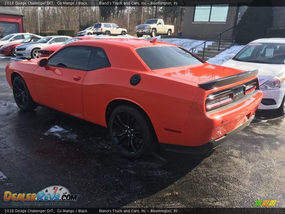 2018 Dodge Challenger SXT Go Mango / Black Photo #5