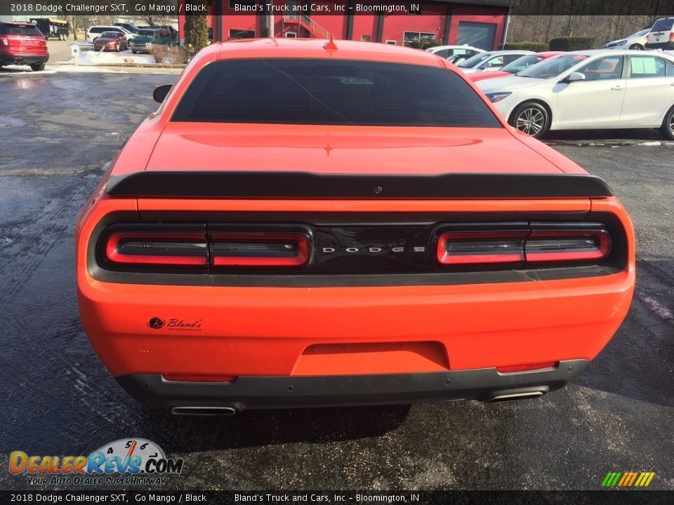 2018 Dodge Challenger SXT Go Mango / Black Photo #6