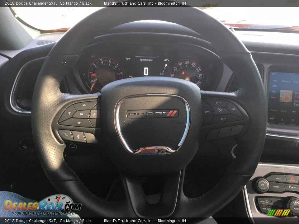 2018 Dodge Challenger SXT Go Mango / Black Photo #20