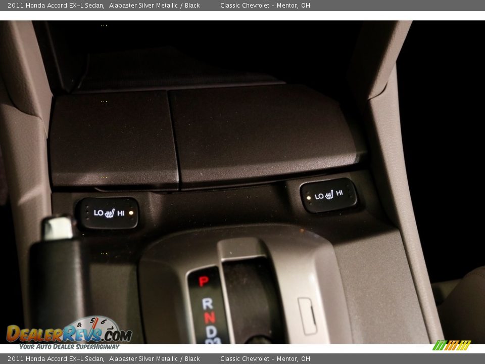 2011 Honda Accord EX-L Sedan Alabaster Silver Metallic / Black Photo #13