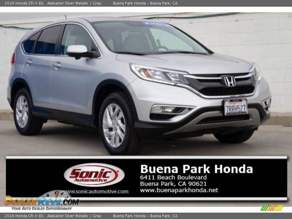 2016 Honda CR-V EX Alabaster Silver Metallic / Gray Photo #1