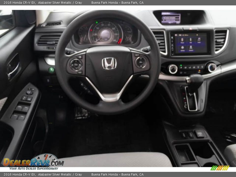 2016 Honda CR-V EX Alabaster Silver Metallic / Gray Photo #5