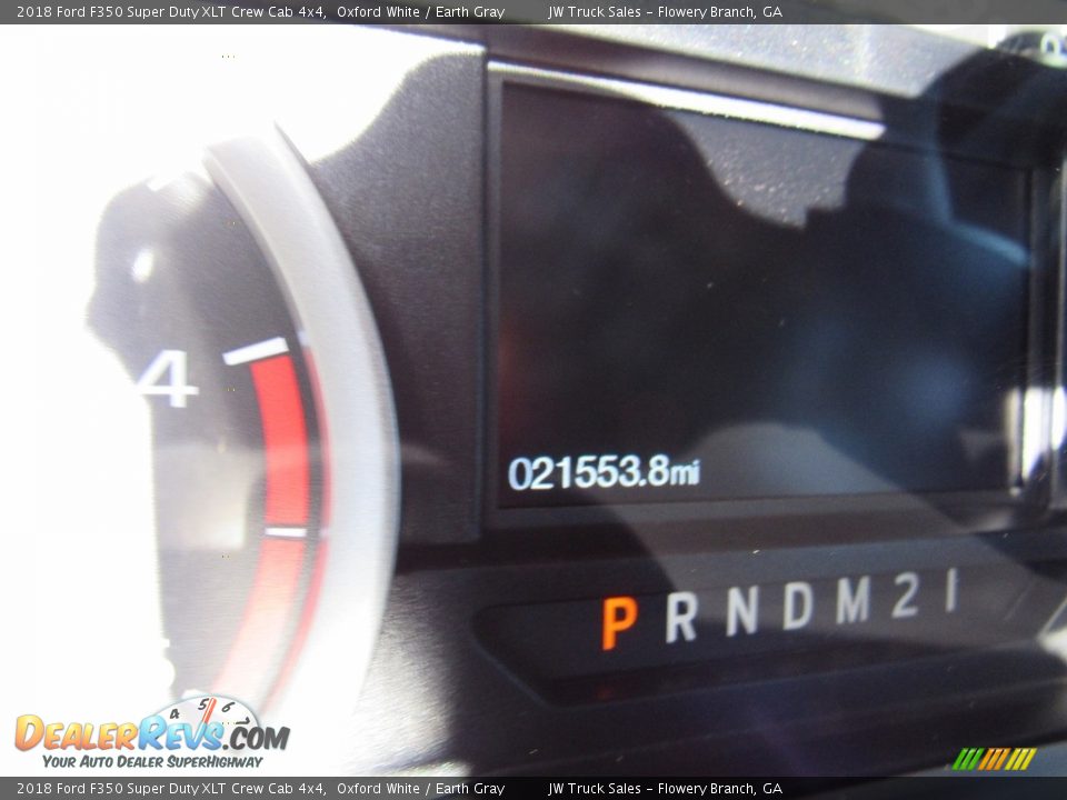 2018 Ford F350 Super Duty XLT Crew Cab 4x4 Oxford White / Earth Gray Photo #19