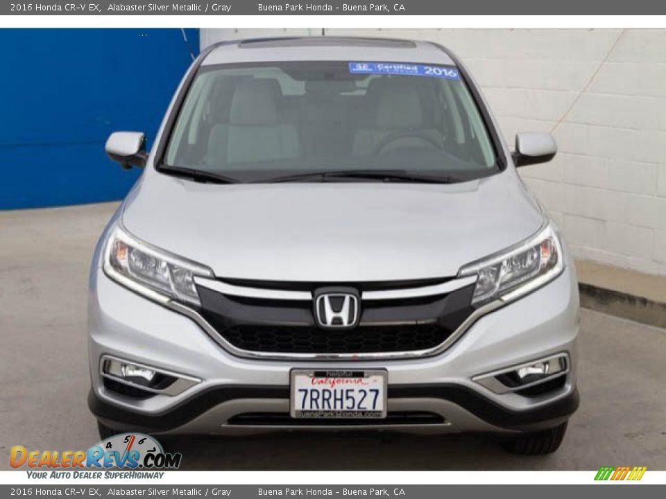 2016 Honda CR-V EX Alabaster Silver Metallic / Gray Photo #7